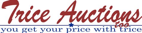 Trice auctions md - Contact Information. Location: Denton, MD. Contact: Rich Trice. Phone: 410-479-1173. Email: auctioneer@triceauctions.com. Website: www.triceauctions.com. Past Auctions. …